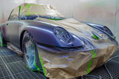 Porsche in lackierbox